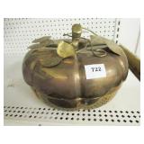 Brass Pumpkin Décor