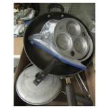 2 Boxes - Pots, Pans, Oven Mitts