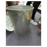 Small Trash Can with Jumper Cables