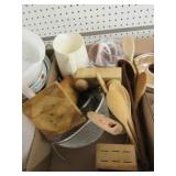 Wooden Spoons, Wood Blocks, Measuring Spoons