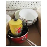 Pitcher, Bowl, Pots/Pans
