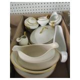 China Gravy Bowls, Saucers