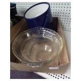 Glass Baking Dishes, Ice Bucket