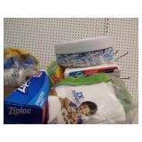 2 Boxes - Paper Plates, Paper Towels, Paper Goods
