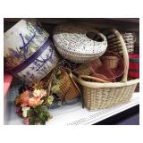 Assortment of Baskets, Hamper