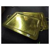 2 Large Serving Trays