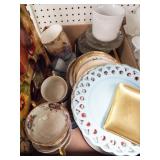 Misc. Plates, Tea Cups, Ash Trays