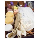 2 Boxes - Lotions, Hair Curlers