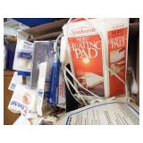2 Boxes - Band-Aids, Thermometers, Heat Pad