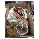 2 Boxes - Bath Mats, Mirrors, Blow Dryer,