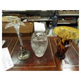 3 Glass Vases