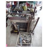 Assort. Tools, Sledge Hammer, Fan, bolts.