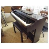 Yamaha Clavinova, Bench, Light, Books