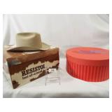 Resistol Cowboy Hat, size 7, Red Hat Box