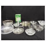 Clear Glass Plates, Bowls (20+)