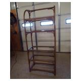 Etagere with 5 glass shelves