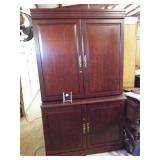 Desk Unit Cabinet - top and bottom open