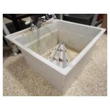 Utility Sink,  lightweight, with legs