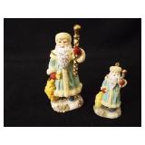 International Santa Claus Figures, in box (2)