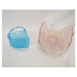 Glass Basket Bowls, 6", 11"