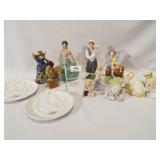 Figurines, Plates (10+)
