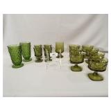 Green Glassware - Variety (12)