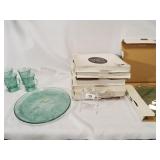 Tiara Pinecone, Blue/Green Pieces (11)