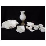 White, Milk Glass Bowl, Cups, Other (8)
