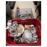 Light Fixtures - Variety, Cords (2 tubs)