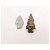 Arrowheads-(2); SE Arkansas/Oklahoma;