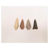 Bird Point Arrowheads-(3); Ohio