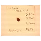 Garnet; Montana; Gemstone;