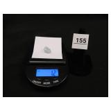 Aquamarine Raw Stone; 1.2 grams;