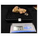 Rocks from Broken Bow OK; 1-Clear Crystal