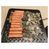 1943 Steel Pennies- 7.8 lbs.; 22-Wheatback Pennies