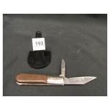 Barlow Sabre #603 Pocket Knife; 2-Blade;