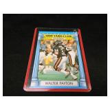 Walter Payton 1000 Yard Club Football Card; #7;