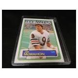Jim McMahon QB Rookie Card; #33;