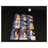 Upper Deck Then & Now Cards; (9);