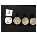 1973D Kennedy Half Dollars-(4);