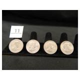 1979 Susan B Anthony Dollar Coins-(4); D Mint