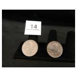 1999P Georgia Quarter; 2006D North Dakota Quarter