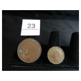 George VI British Coins; 1937 One Penny