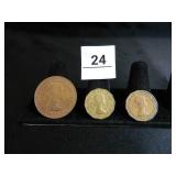 Regina British Coins; 1954 & 1963 Three Pence;