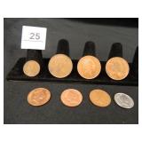 Elizabeth British Coins; 1971-New Penny ½