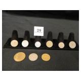 Foreign Coins; - Philippines; Singapore; Kenya