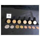 German Coins; Dates 1949-1996; Asst.