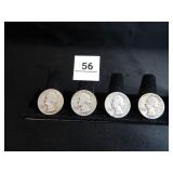 Washington Quarters-(4); 1943P; 1943D; 1944P