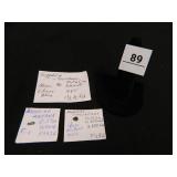 Montana Sapphires; (3); Assorted Sizes;