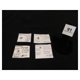 Montana Sapphires; (4); Assorted Sizes;